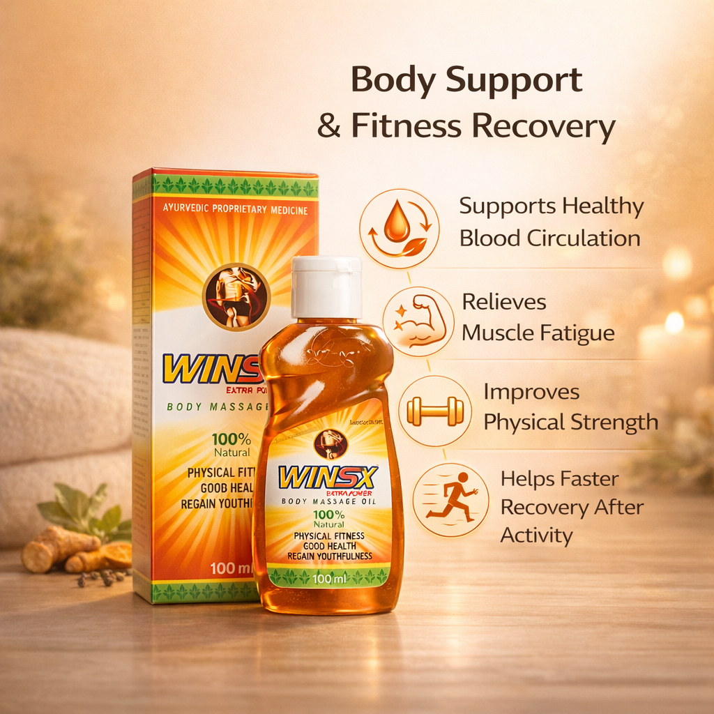 Winsx Body Massage Oil ( Body pain relaxation )