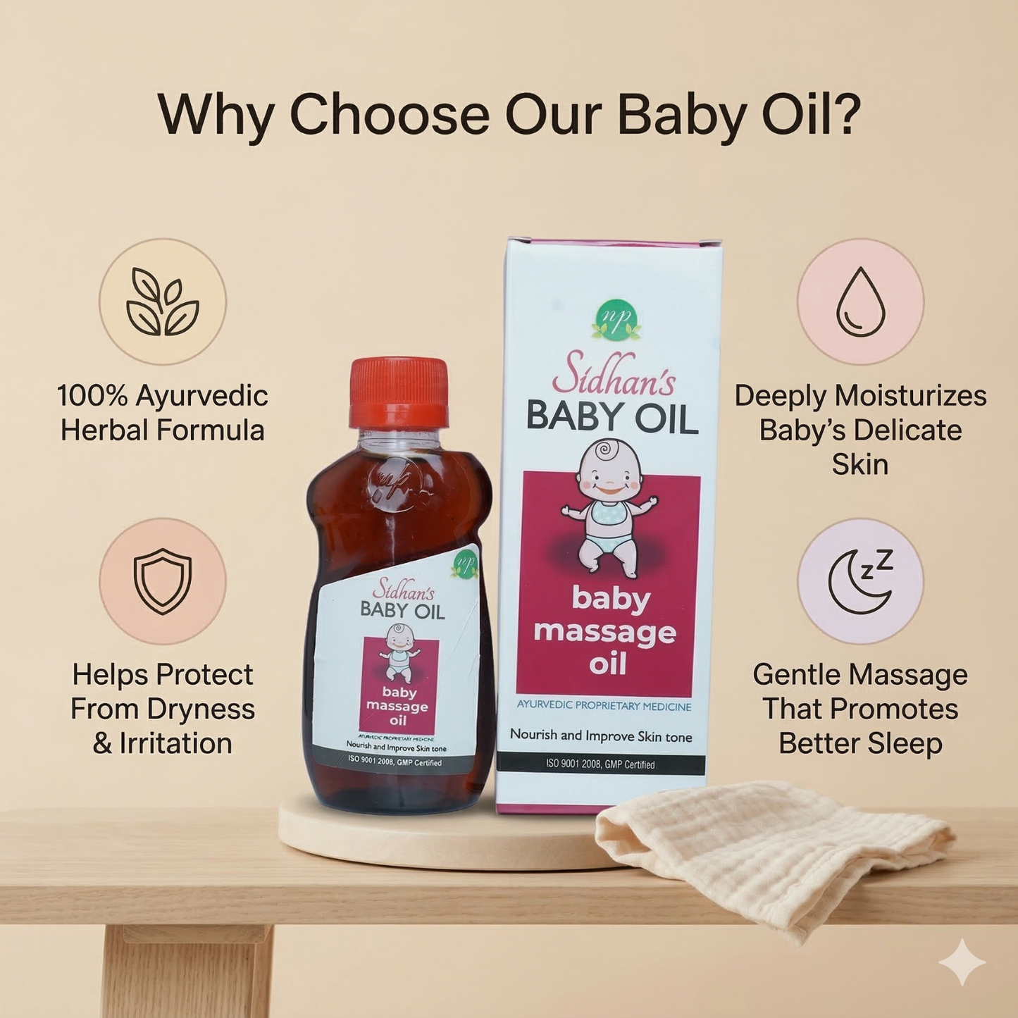 Baby Oil ( Body massage)